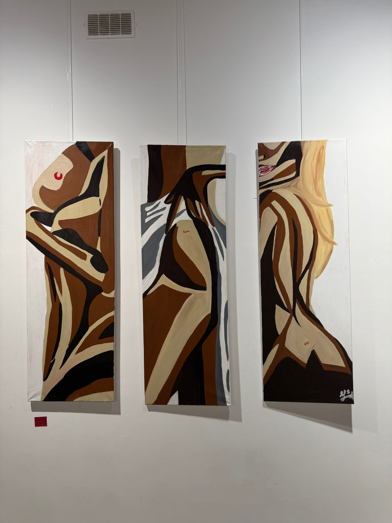 Tableau « Intouchable » triptyque